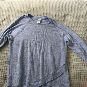 Purple Cross-long sleeved shirt | Athleta Girl | Size 14